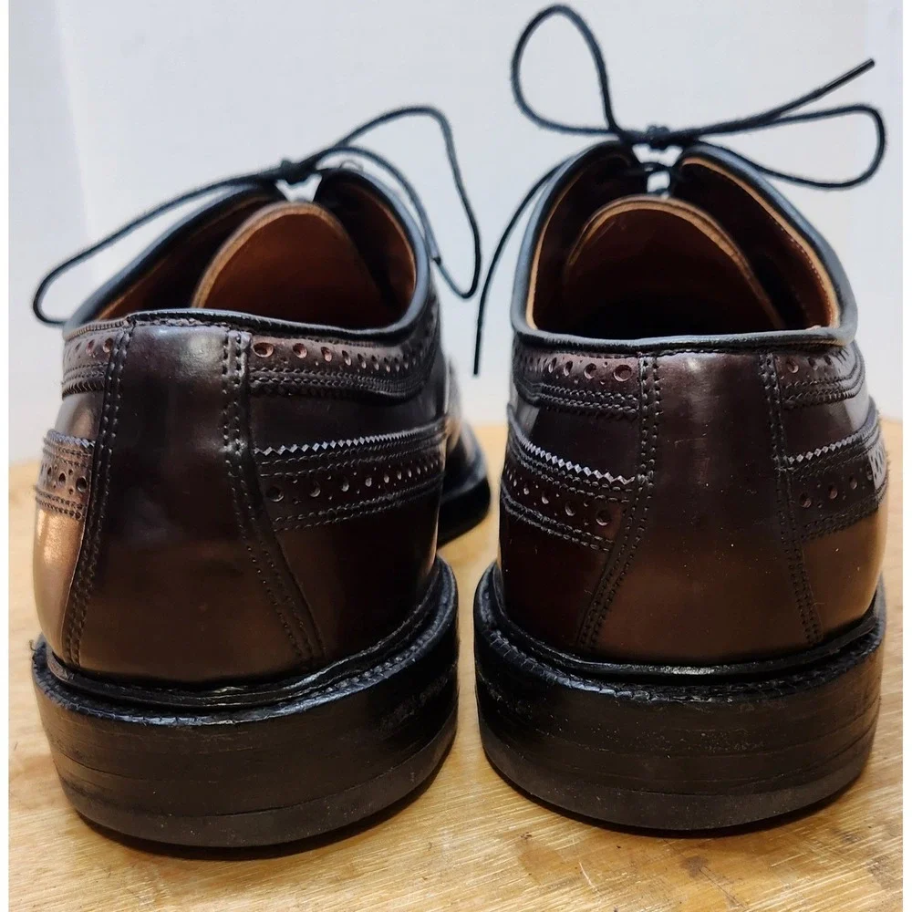 VTG 1994 Allen Edmonds MacNeil Shell Cordovan Longwing Blucher 13B 9097